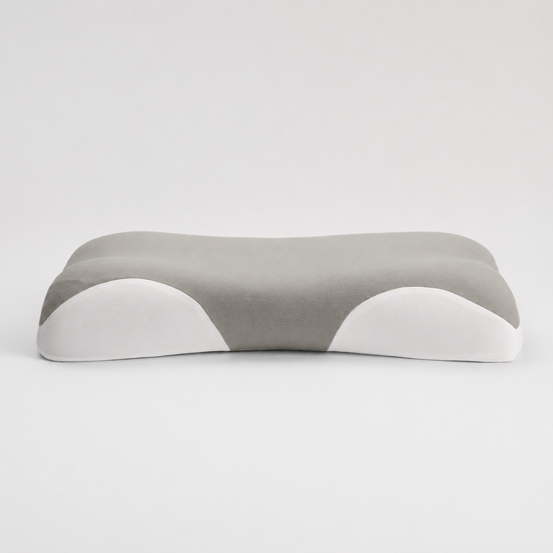 Almohada NubeFlex de PANDI, vista frontal — espuma viscoelástica premium que se adapta a tu posición para un descanso tipo nube