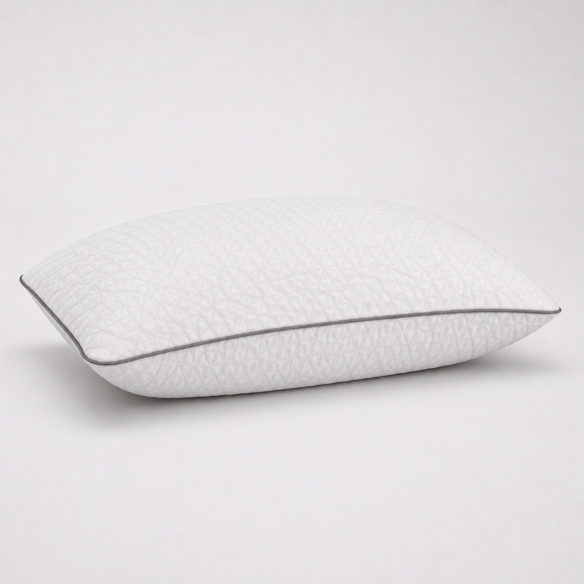Almohada Ortopédica de Bambú de PANDI — primer plano de la espuma viscoelástica y la funda de bambú transpirable