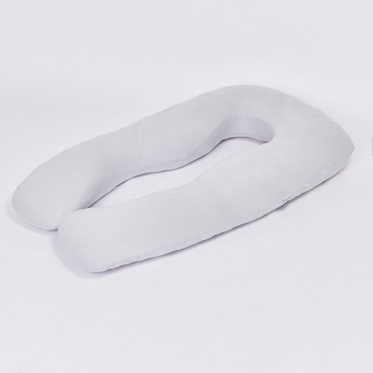 Almohada Prenatal de PANDI, diseñada en forma de U para mayor soporte y confort durante el embarazo, ideal para un descanso reparador.