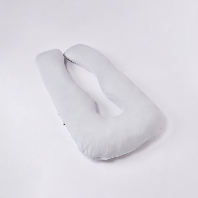 Almohada Prenatal de PANDI en forma de U, ideal para brindar soporte ergonómico a mujeres embarazadas durante el sueño y descanso.