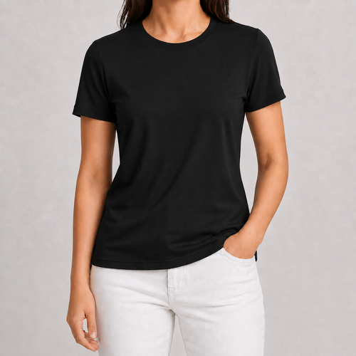 Camiseta de Bambú Mujer - Negro