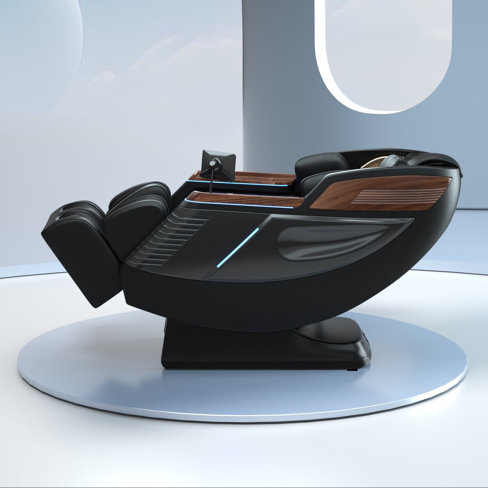 Relaxio Premium 3D – Sillón de Masaje Inteligente 3D, mostrando su modo de gravedad cero que promueve la relajación total. - Pandi Costa Rica