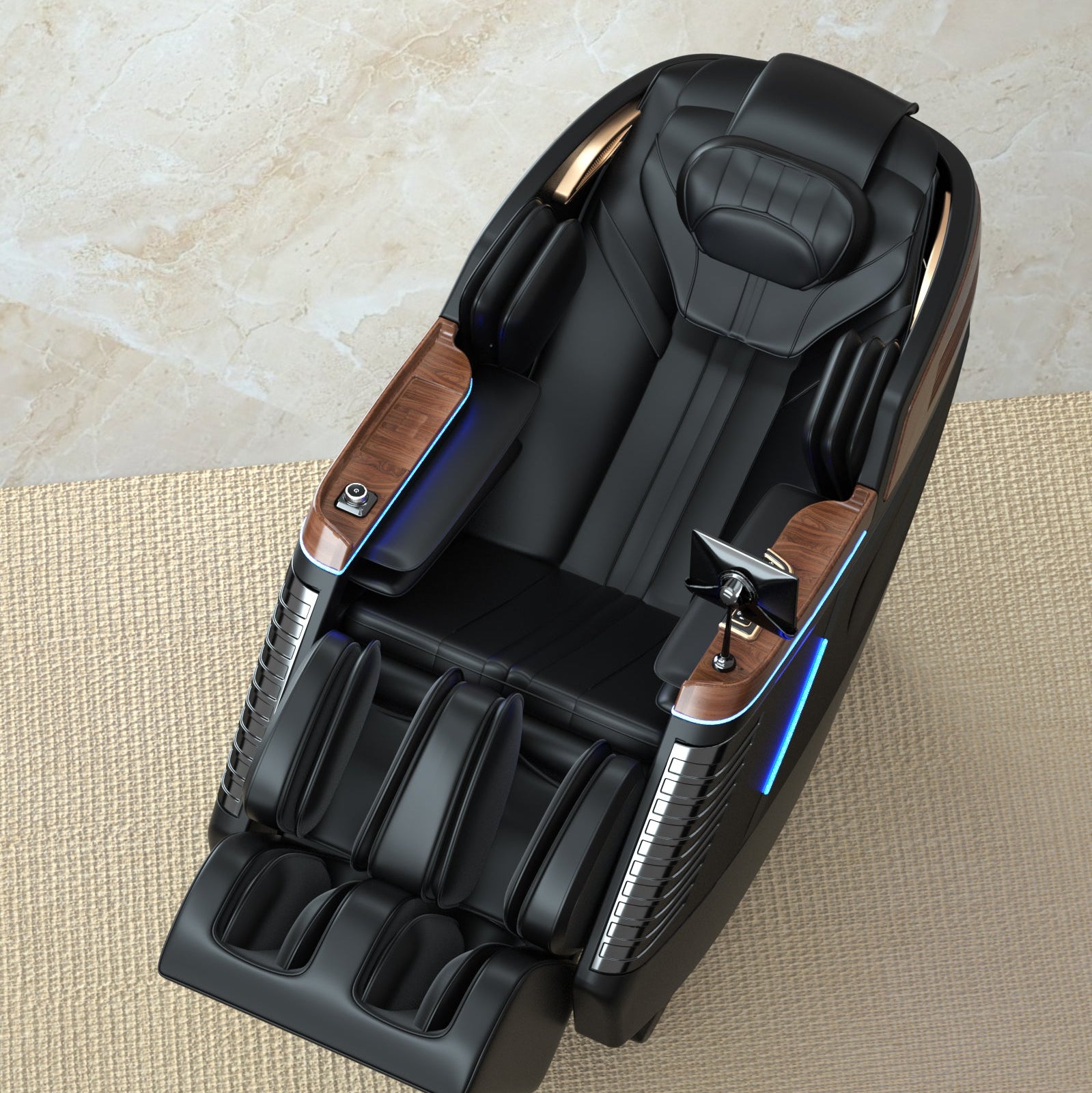 Relaxio Premium 3D, diseño moderno y elegante que se adapta a cualquier espacio, ofreciendo confort y tecnología premium.