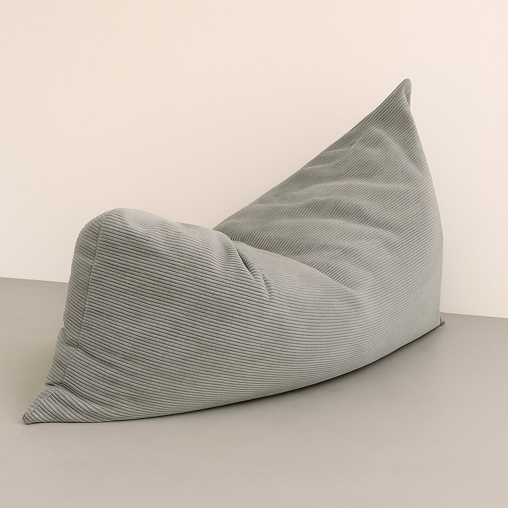 NUBEPUFF 4 en 1 - Gris, puff moderno y versátil de PANDI, ideal para relajación y descanso en diversos estilos de hogar.
