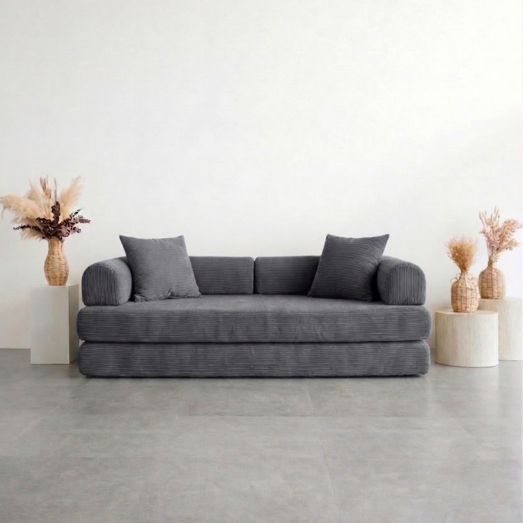 Nube Sofá Modular - Gris PANDI: sofá modular XL en tono gris, diseño moderno y confort tipo nube - Pandi Costa Rica