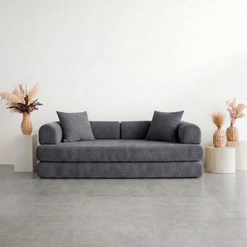 Nube Sofá Modular - Gris PANDI: sofá modular XL en tono gris, diseño moderno y confort tipo nube