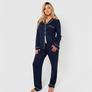 Pijama Larga - Azul