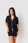 Pijama Corta - Negro