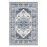 Alfombra Vintage Lavable Azul Índigo | PANDI
