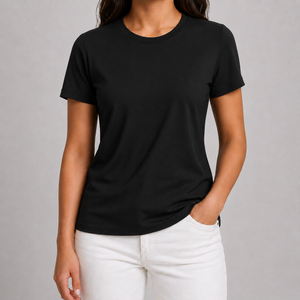 Camiseta de Bambú Mujer · Negro