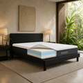 Colchón Ortopédico Clásico de PANDI sobre base de cama en un dormitorio — confort ergonómico