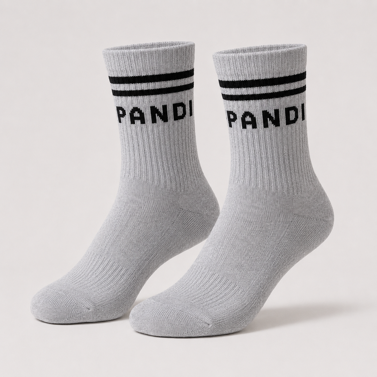 Medias de bambú grises, 95% bambú y 5% elastano — calcetines transpirables de PANDI, Costa Rica