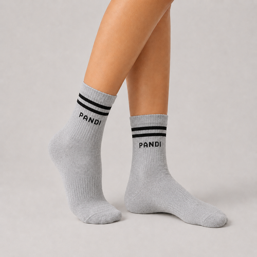 Medias de bambú para mujer color gris (talla 37-40) — calcetines suaves, frescos y transpirables, 95% fibra de bambú, de PANDI, Costa Rica