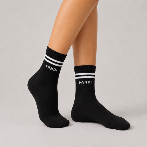 Medias de bambú para mujer color negro (talla 37-40) — calcetines suaves, frescos y transpirables, 95% fibra de bambú, de PANDI, Costa Rica