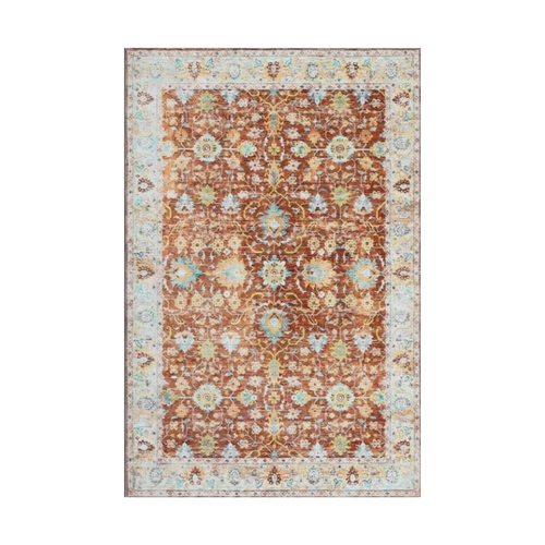 Alfombra Vintage Lavable Óxido Cobre | PANDI